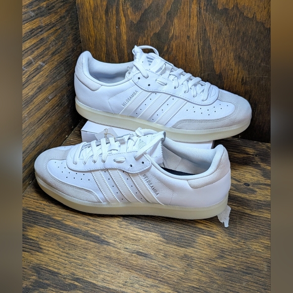 Adidas Velosamba Samba Men's Size 11.5 Cycling Shoes Cloud White IG5540 - Picture 1 of 8